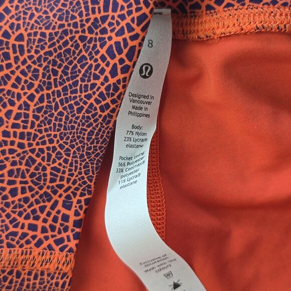 Lululemon Athletica NWT Wunder Train High-rise Tight 25" Vintage Orange Sz 8 - Picture 7 of 10